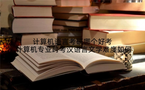 计算机语言考研哪个好考,计算机专业跨考汉语言文学难度如何